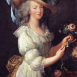 Marie Antoinette in Mousseline-Kleid