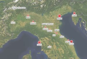 Kommunikationsnetzwerk der Firma Luchsinger & Streiff in Italien